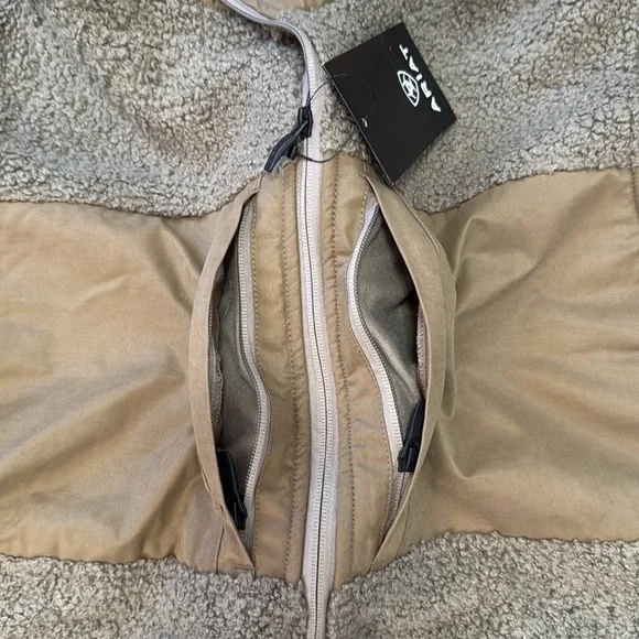ARIAT Olive and Tan Sherpa Jacket